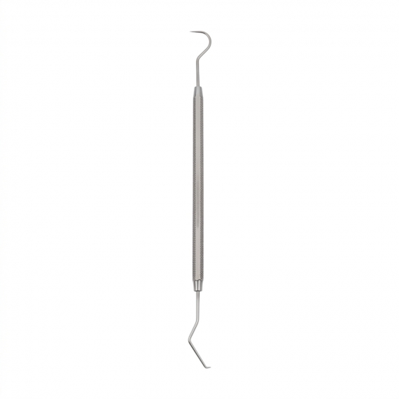 False probe with claw, soft, double-sided