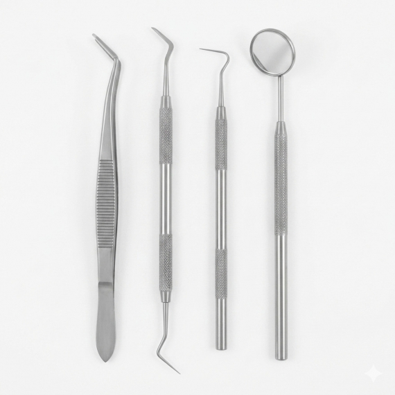 Dental diagnostic kit 4 instruments