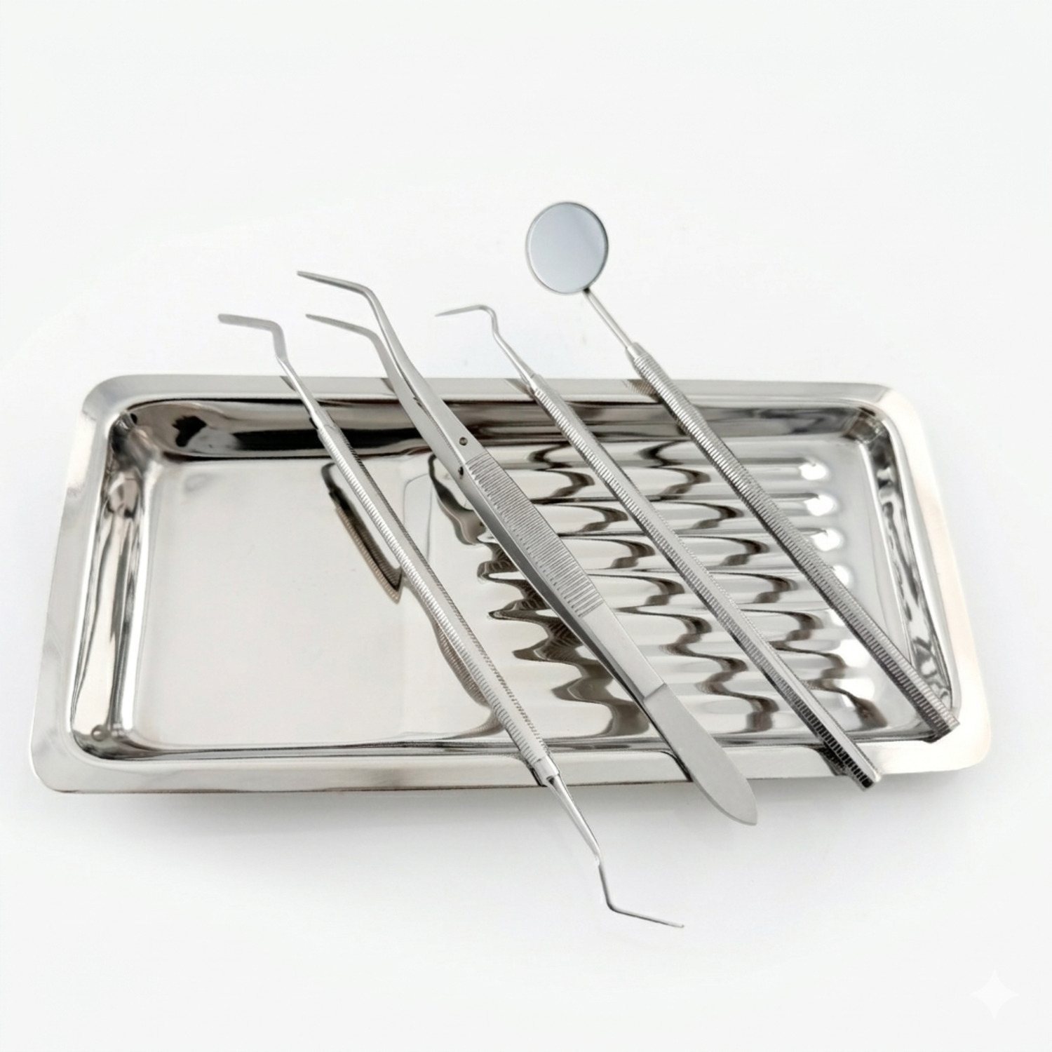 Diagnostic, dental kit and metal tray