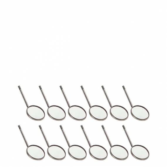 Plain Mouth Mirror No. 3 (20mm, Pack of 12)