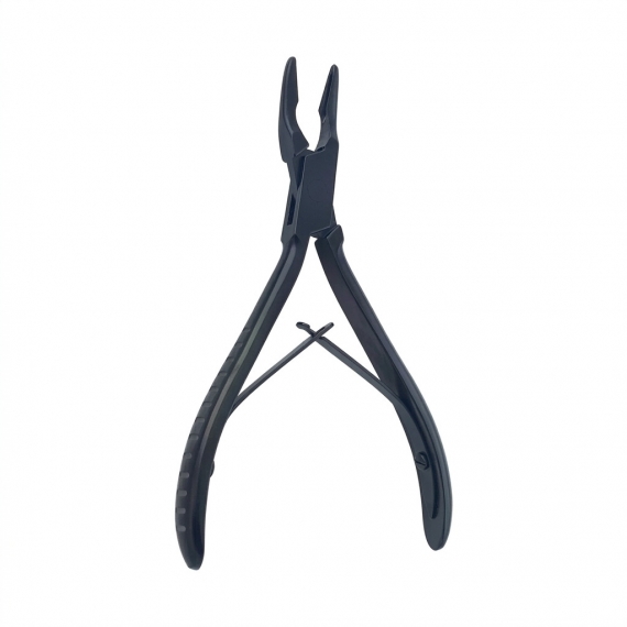 Odgryzacz kostny Luer z czarną, ceramiczną powłoką zagięty 14 cm