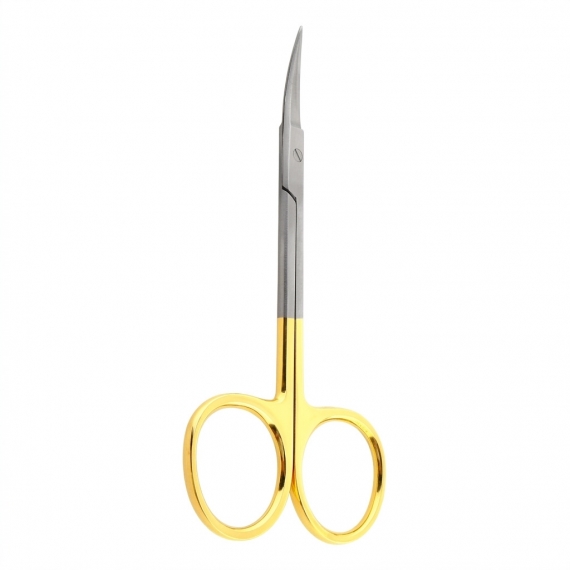 Iris Curved Scissors TC Gold 11.5 cm